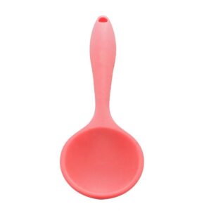 Colher para Servir Lyor Vermelha de Silicone 27cm x 6cm