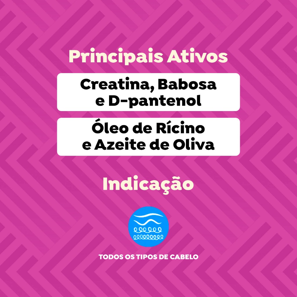 Kit com Gelatina Super Definição + Tônico Fortalecedor + Máscara SOS Hidratação Turbinada Salon Line