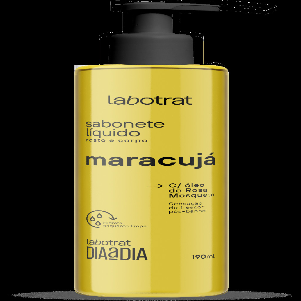 Sabonete liquido de maracuja para dia a dia 190ml labotrat