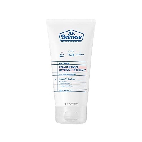 the face shop dr. belmeur daily repair foam cleanser 150ml