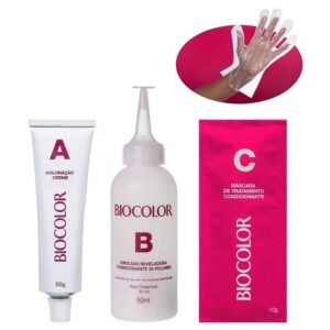 Tinta de Cabelo Biocolor Mini Kit Marrom Natural Irresistível 6.7